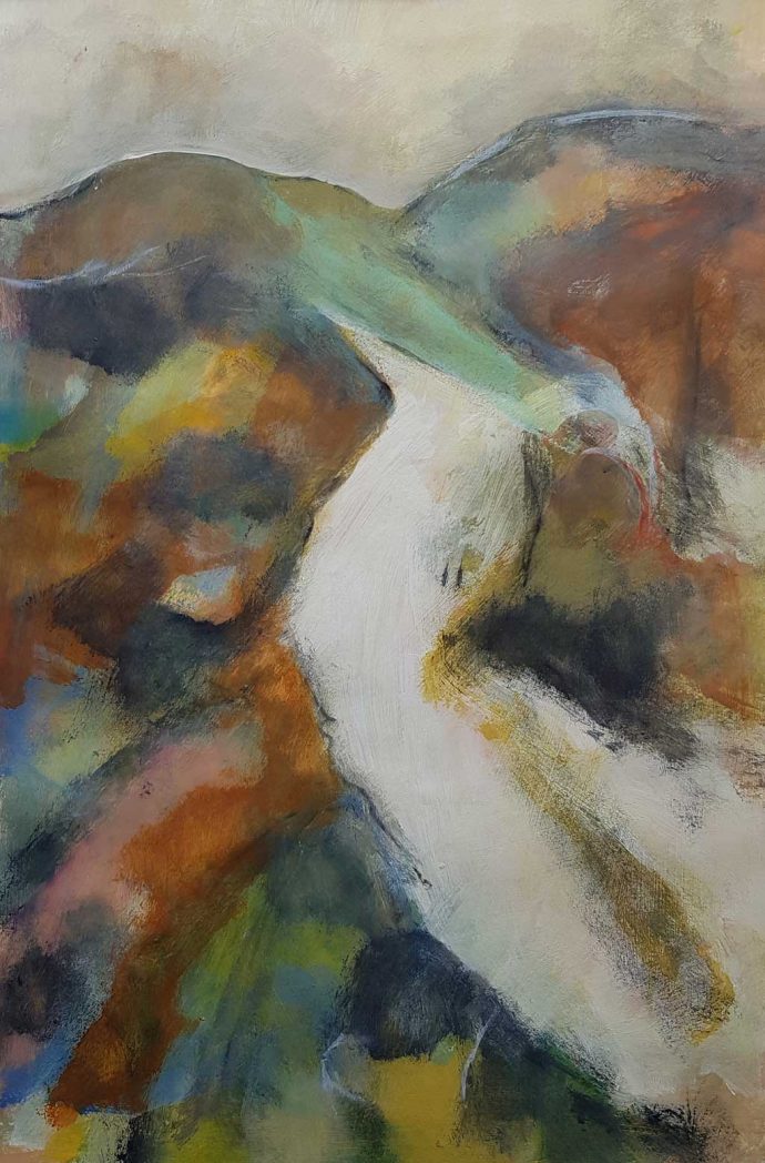 schilderij Acryl Willy Valcke, overvleugeld