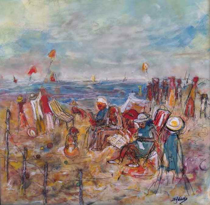 schilderij op doek Willy Valcke