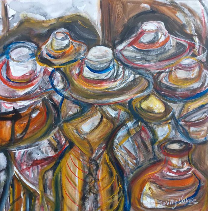 Schilderij Willy Valcke op doek