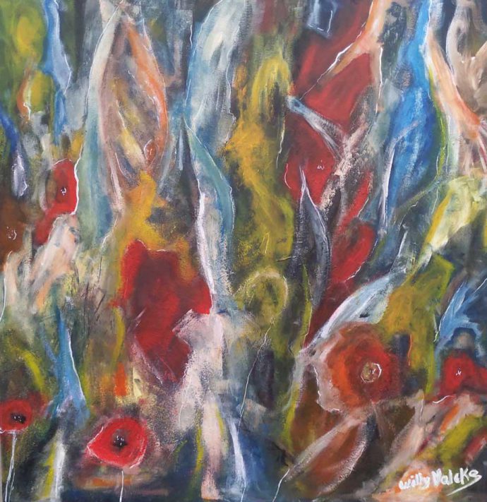 Schilderij op doek Willy Valcke